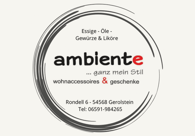 ambiente… ganz mein Stil